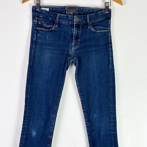 Mother The Looker Skinny Jeans in Forever and a Day Dark Wash Stretch Women's 26 - Picture 2 of 13